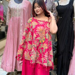 Indo-Western Tusser Silk Set